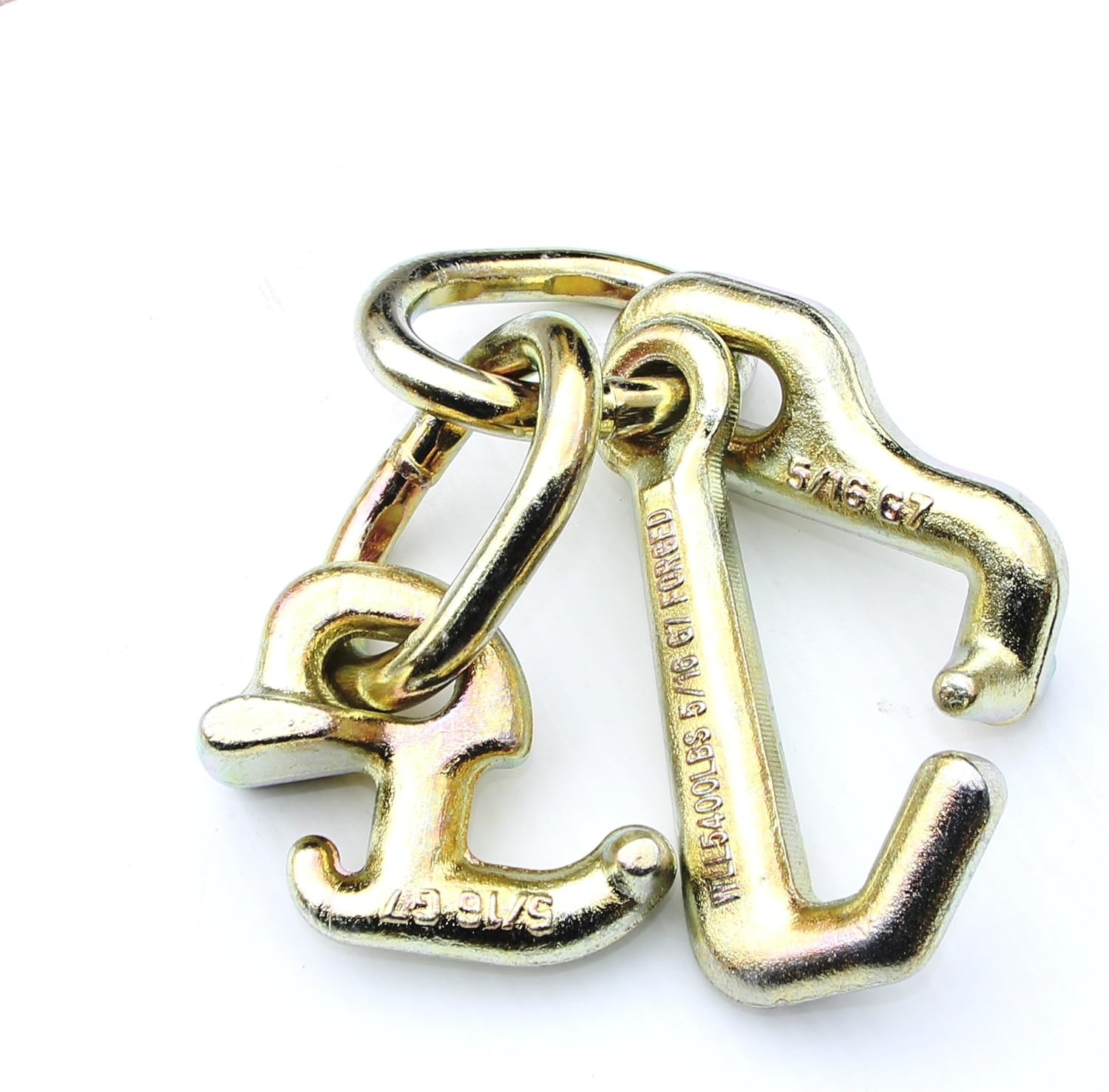 Worldpac (Pack of 2) RTJ Cluster Hook HD Tow Truck Roll Back Wrecker Vehicle Car Hauler Trailer