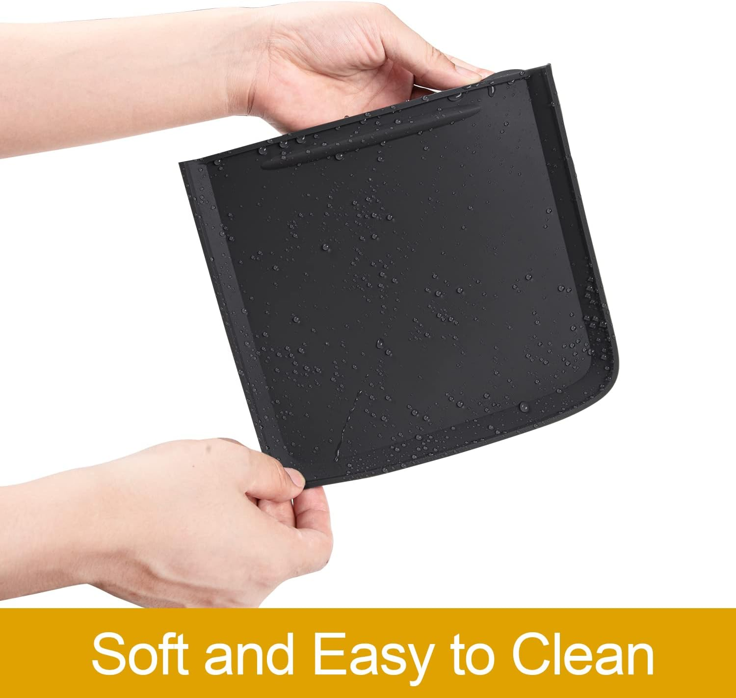 Silicone Center Console Wrap Cover for Tesla Model 3 Y 2021 2022 2023(Black) image number 3