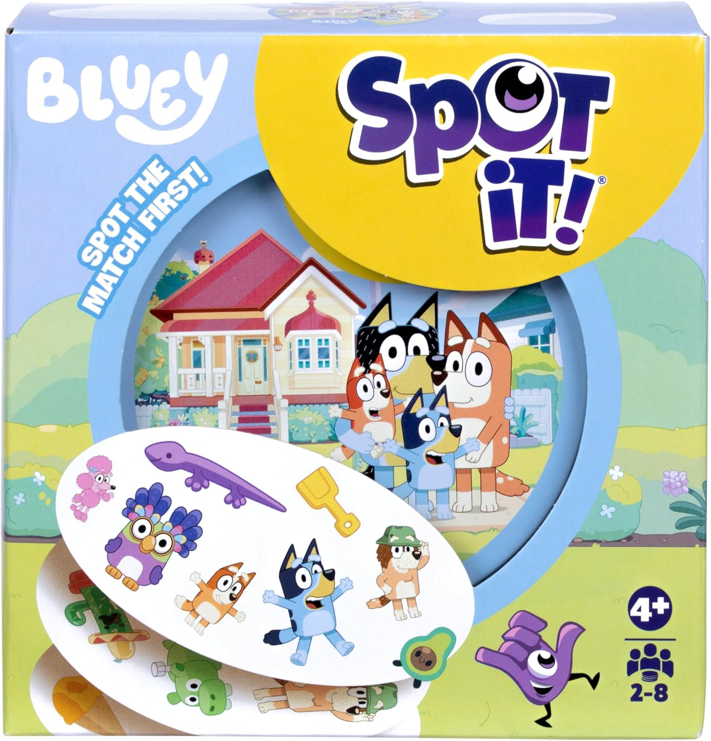 Spot It! Bluey, Simple, Fun, Fast: the Ultimate Game of Observation and Speed for Everyone image number 5