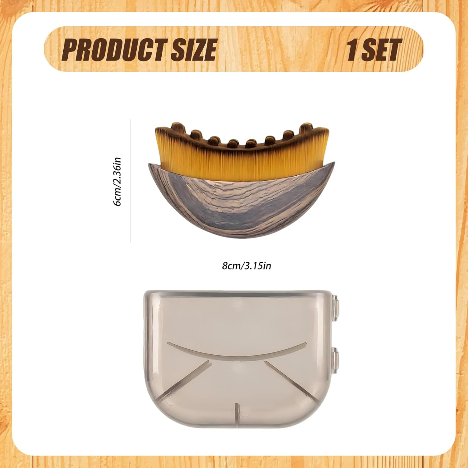 Homiliky Lymphatic Face Brush for Drainage & Sculpting - Facial Massager for Jawline, Double Chin & Puffy Face Relief with Ultra Soft Bristles, Portable Skin Care Tool image number 4