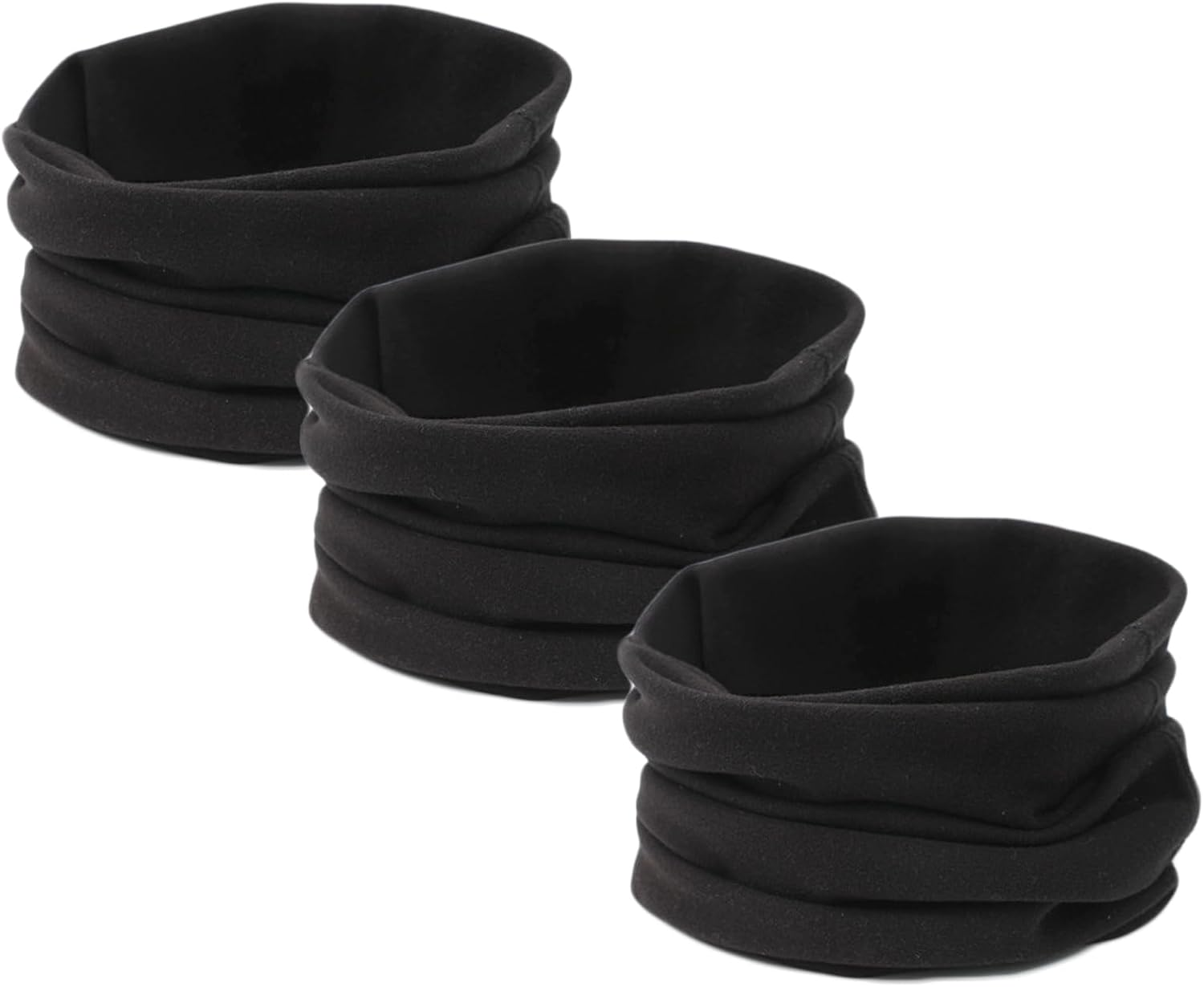 3-Pack Winter Neck Warmer Cover Elastic Scarf Snood