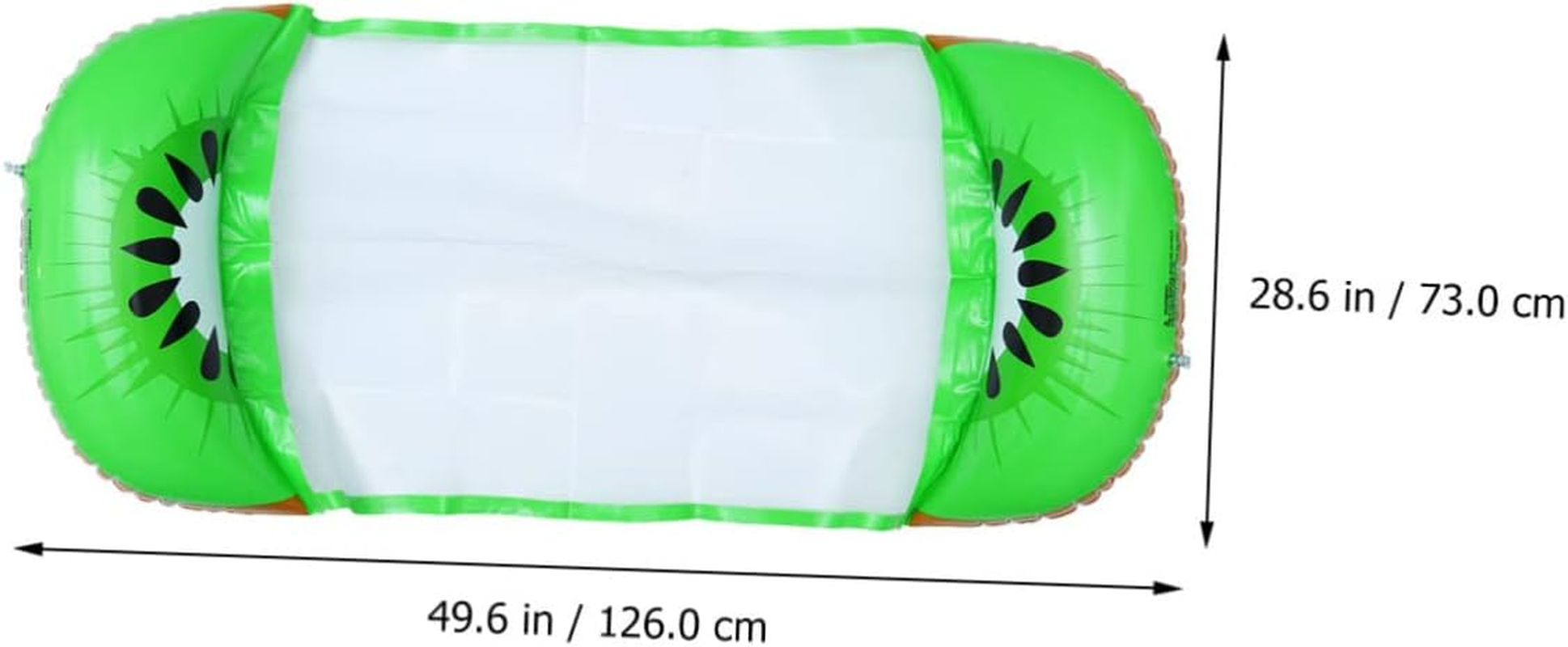 PVC Floating Bed Comfortable Hammock for Pool Easy Inflate/Deflate Kiwi Pattern image number 2
