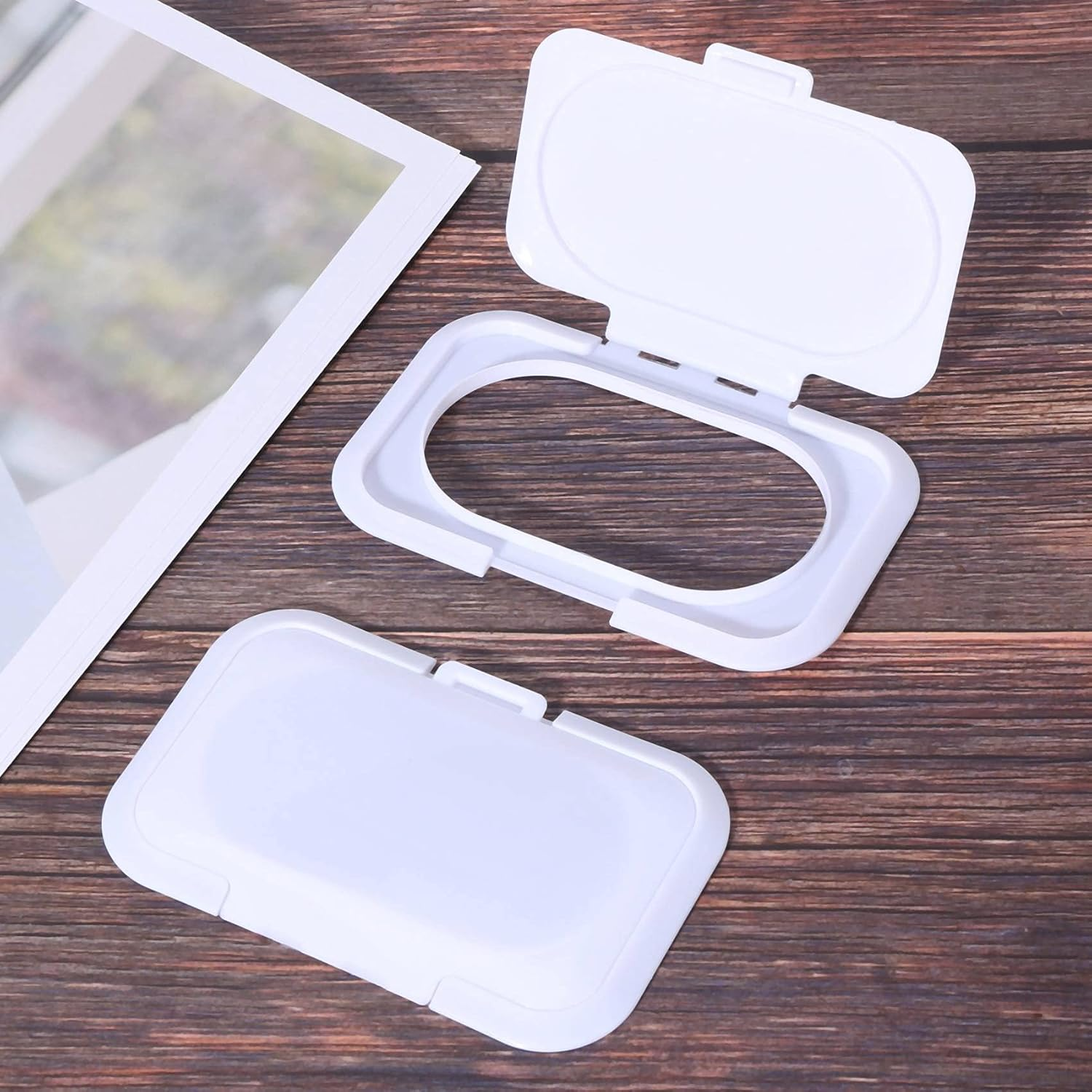 10Pcs Reusable Baby Wipes Lid Baby Wet Wipes Cover Tissues Box Wet Paper Lid image number 6