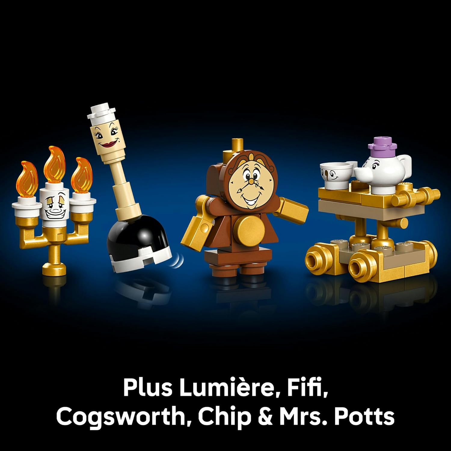 LEGO&reg; ǀ Disney Princess Beauty and the Beast Castle (2916 Pcs) Buildable Display Set with 10 Characters Incl. Belle, Gaston Minifigures - Fairy Tale, Collectible for Girls & Adults 43263 image number 1