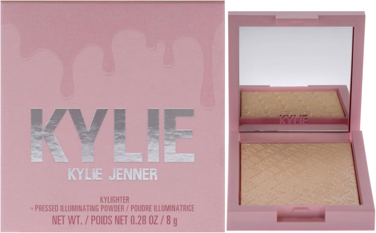 Kylie Cosmetics Kylighter Pressed Illuminating Powder - 020 Ice Me Out for Women 0.28 Oz Highlighter image number 2