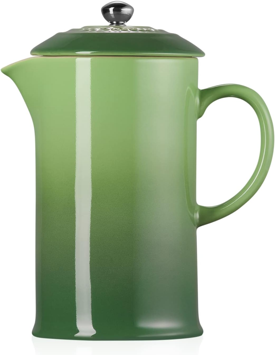 Le Creuset Stoneware Cafeti&egrave;re French Press with Stainless Steel Plunger, 1 Litre, Serves 3-4 Cups, Bamboo, 60706084080003 - Azure image number 3
