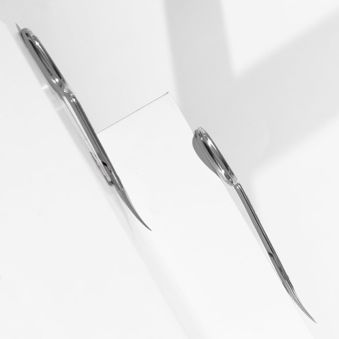 STALEKS Pro Professional Cuticle Scissors with Hooks Stainless Steel Magnolia Embossing Exclusive 21/1