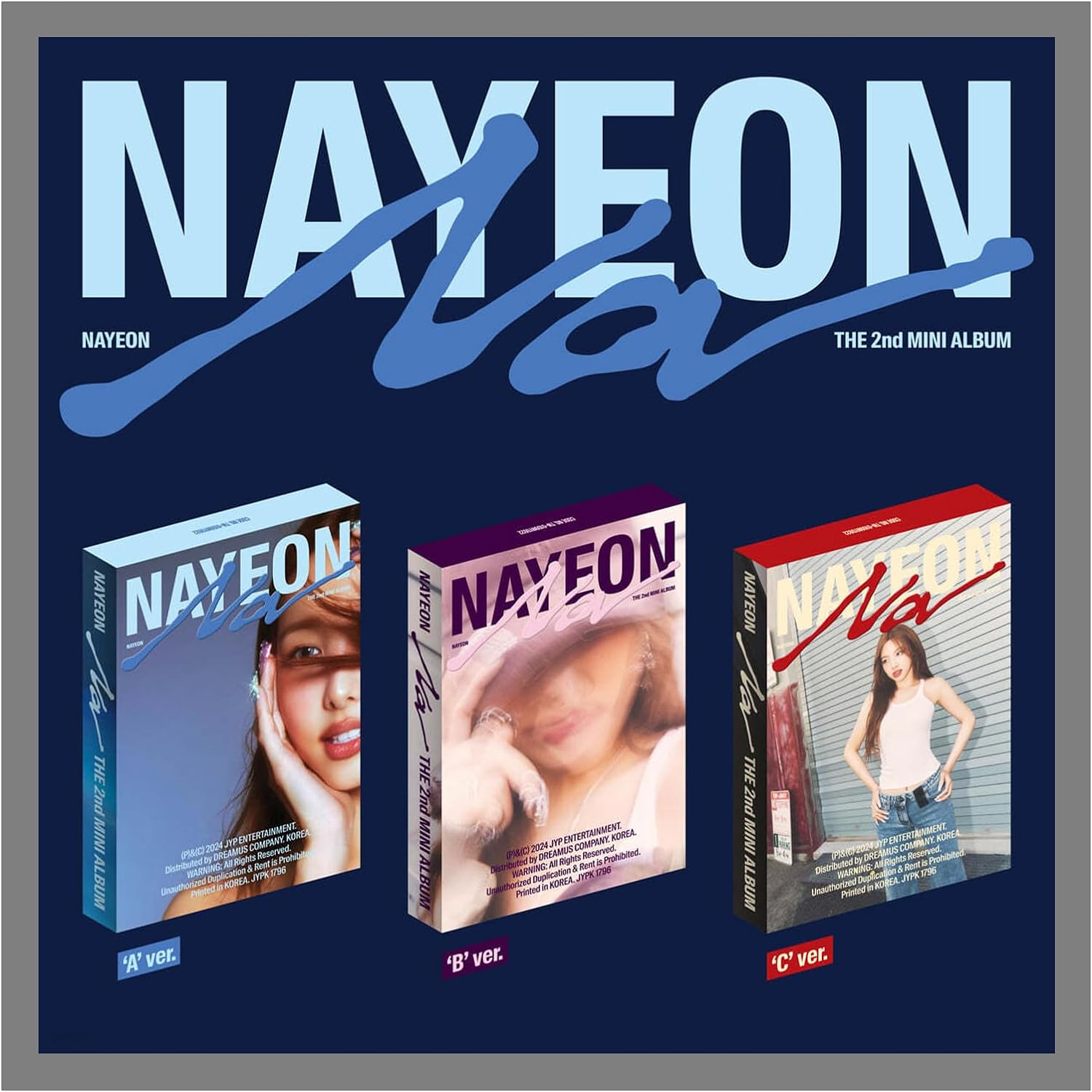 TWICE Nayeon NA 2Nd Mini Album Standard B Version Cd+1P Folded Poster on Pack+88P Photobook+1P Postcard+4P Photocard+8Ea Sticker+1Ea Hang Tag+12P Mini Book+Tracking Sealed NA YEON image number 4