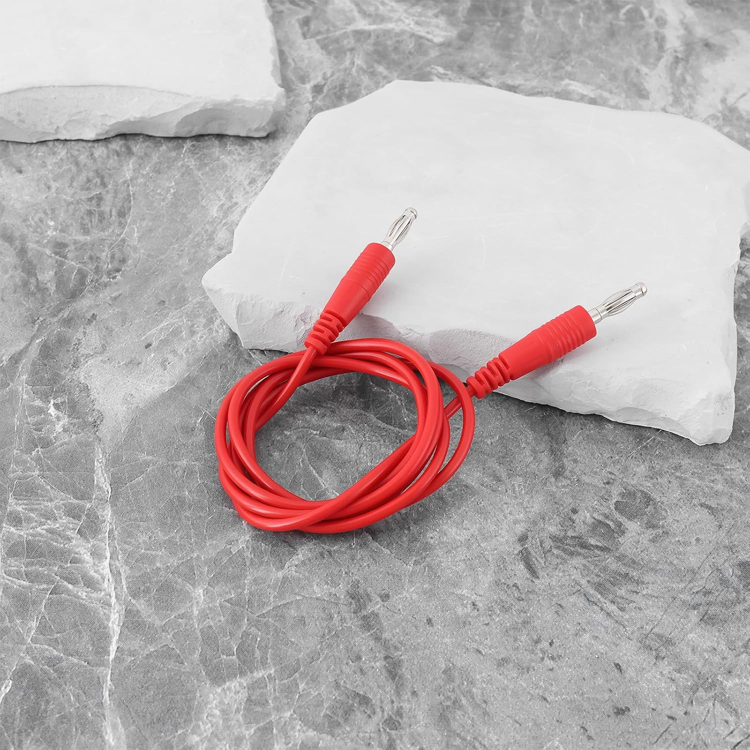 YINETTECH 4Pcs 1000V Dual 4Mm Banana Plug Multimeter Test Lead for Electrical Laboratory Electrical Testing Work (1M) image number 4