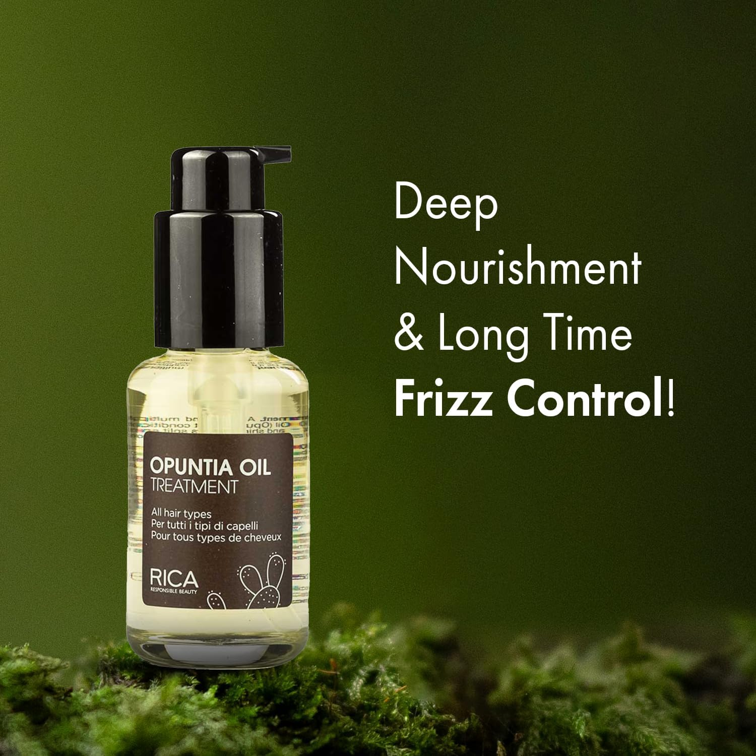 Opuntia Oil Treatment (Color Save) by Rica, Italy - Unique and Multipurpose Oil Treatment Using Prickly Pear (Opuntia) Oil- Unisex- No SLS - No Artificial Dyes- 50 ML image number 5