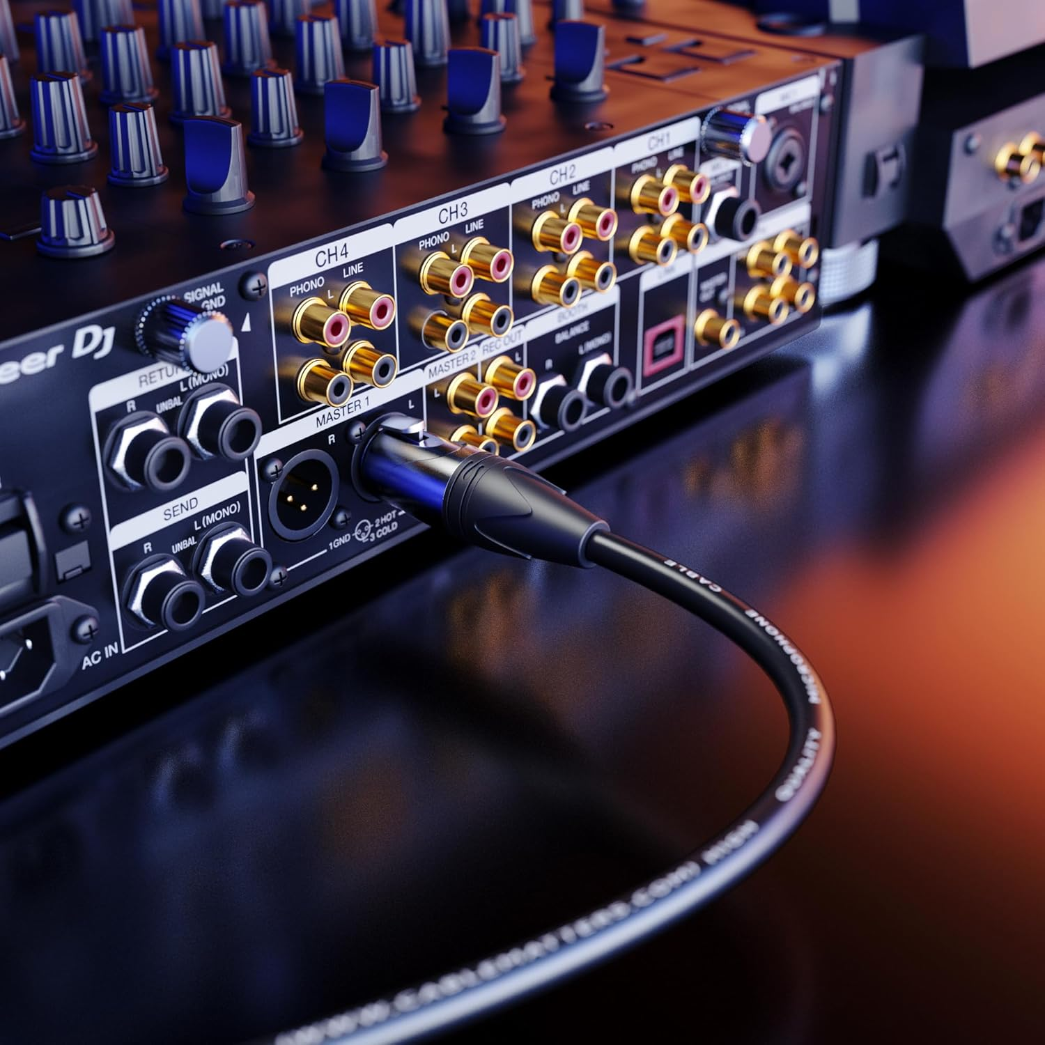 Cable Matters 2-Pack Premium XLR to XLR Cable - 0.9M, Male to Female Microphone Cable, Oxygen-Free Copper (OFC) Mic Cord, Black image number 6