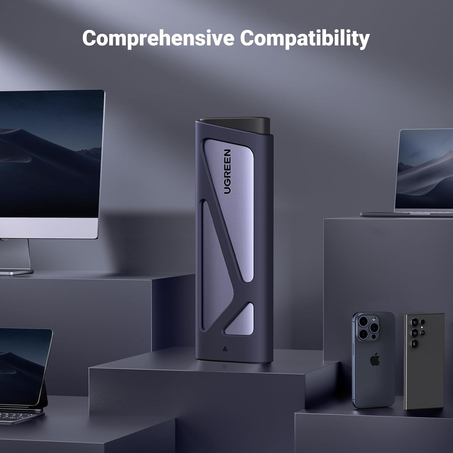 UGREEN M.2 Nvme SATA SSD Enclosure 10Gbps USB 3.2 Gen 2 for M and M&B Key Solid State Drive External Case Support UASP & Trim in Size 2230/2242 /2260/2280 Ssds image number 3