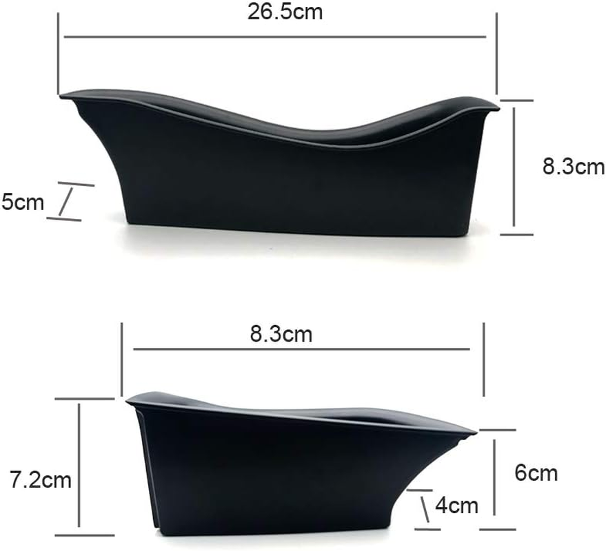 Front Row Door Storage Box Handle Pocket Armrest Phone Container Compatible with Mercedes Benz GLC GLC250 GLC300 GLC350 GLC43 C-Class Sedan C300 C450 C63 W205 2015-2021 Door Organizer Handle Pocket image number 4
