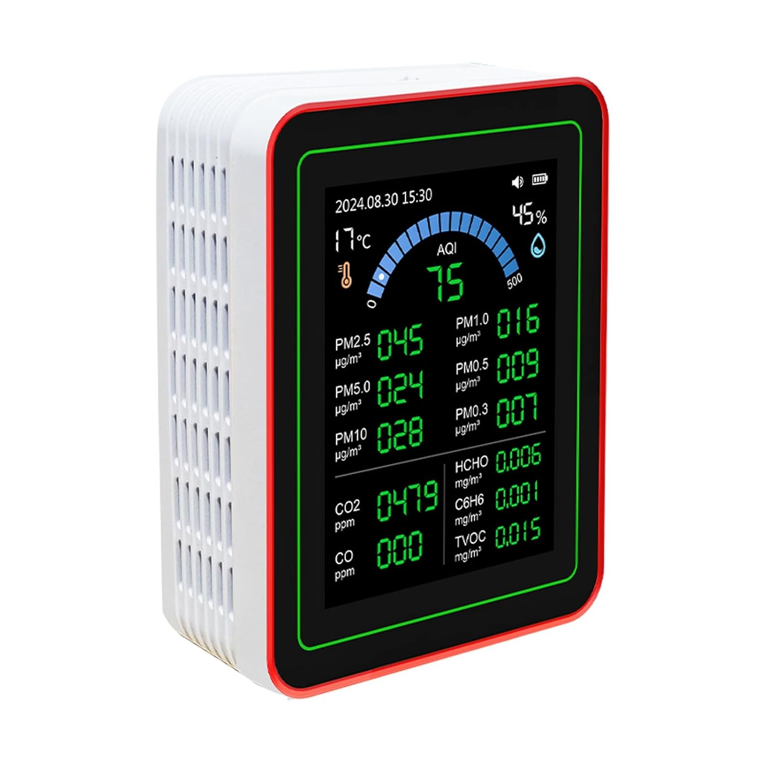 Pomya 18 in 1 Air Quality Meter, Easy to Read Air Quality Meter for Home image number 4