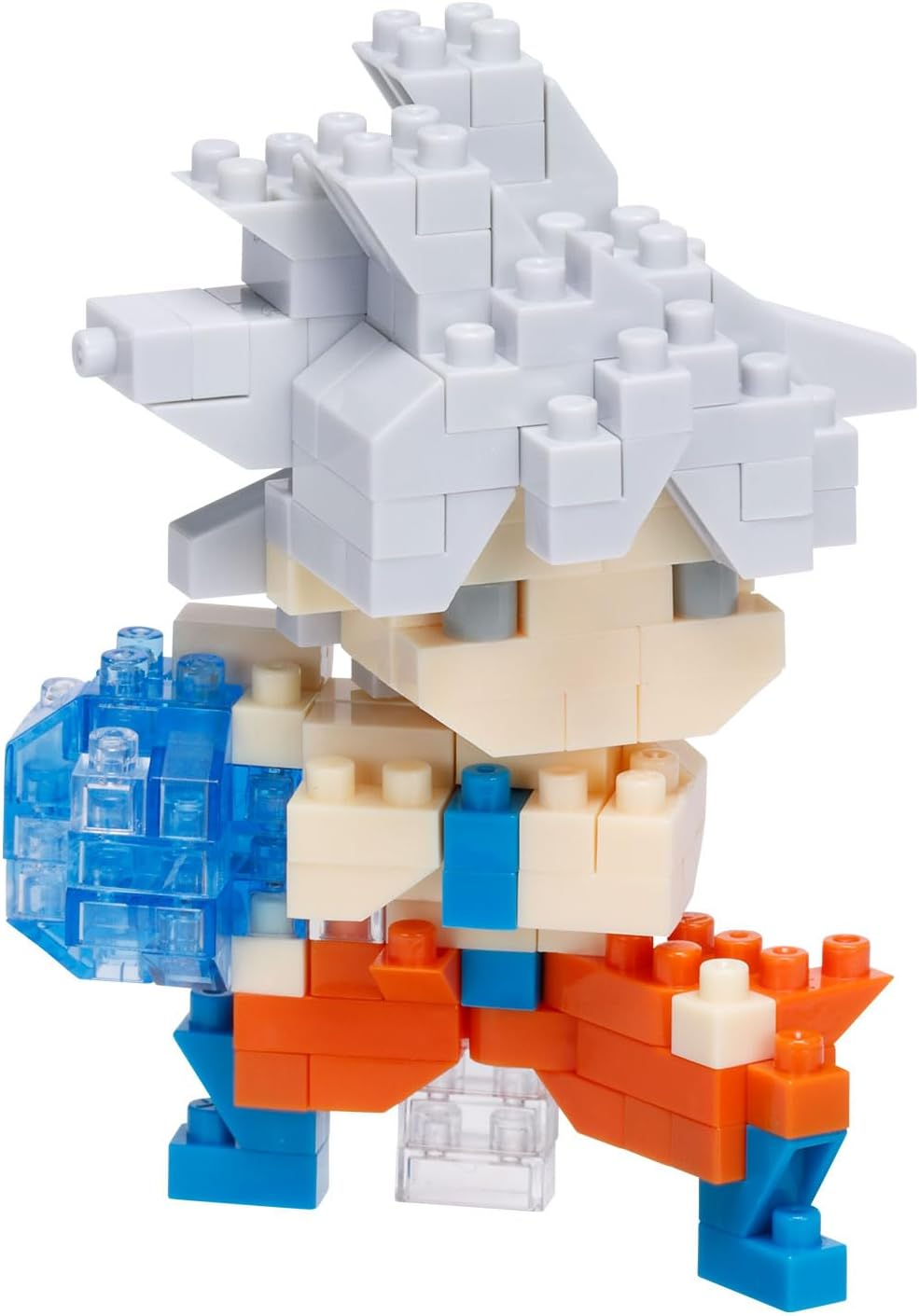 Nanoblock - Dragon Ball Super - Ultra Instinct Son Goku, Character Collection Series Building Kit - Ultra Instinct Son Goku image number 2