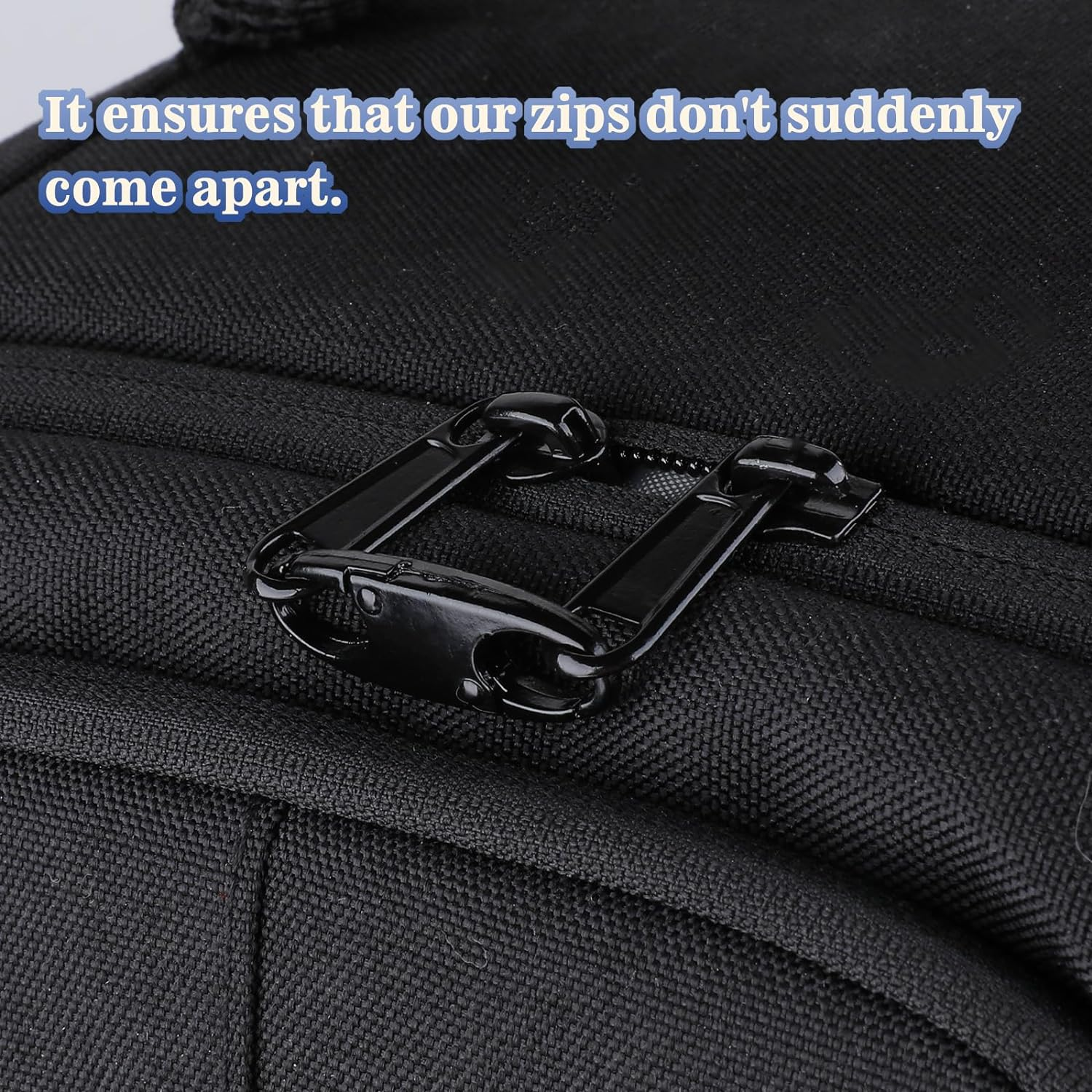 Anti-Theft Zipper Clips, 6-Pack S-Shaped Carabiner Locks with Mini Snap Hooks for Backpacks, Camping, Fishing, Travel, and Outdoor Sports, Black & Silver & Gray, Fashion image number 5