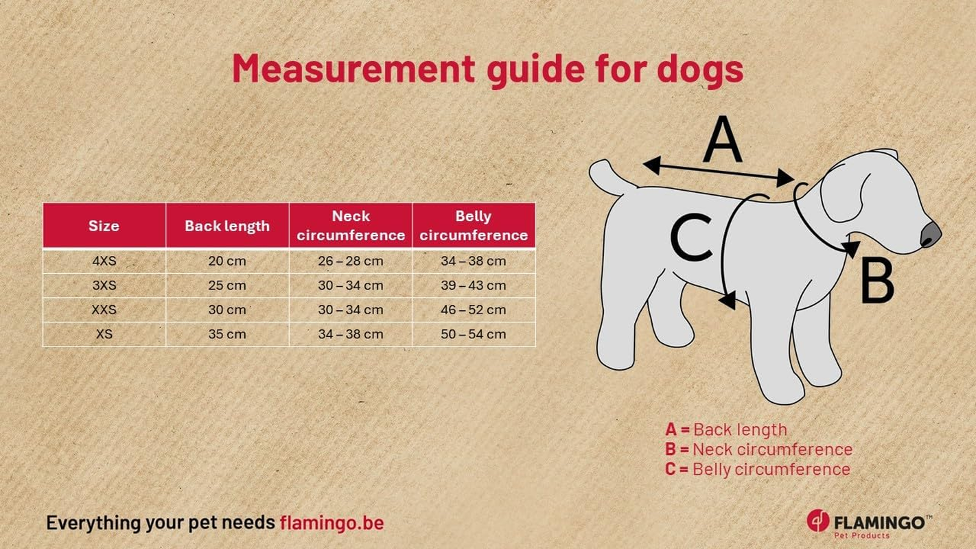 Winter Dog Coat - Esther Green - A: 30 Cm W: 30-34 Cm C: 46-52 Cm - Polyester - Washable at 30 &deg;C - Soft Fleece - Bow Detail - Flamingo image number 1