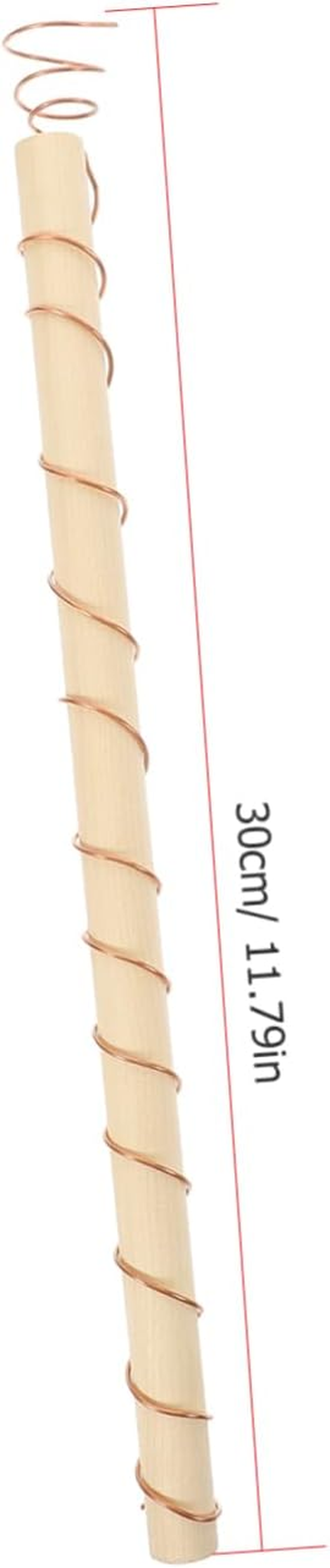 IWOWHERO 4Pcs Gardening Tool Copper Coil Antennas for Plant Stake Vegetable Garden Accessory image number 1