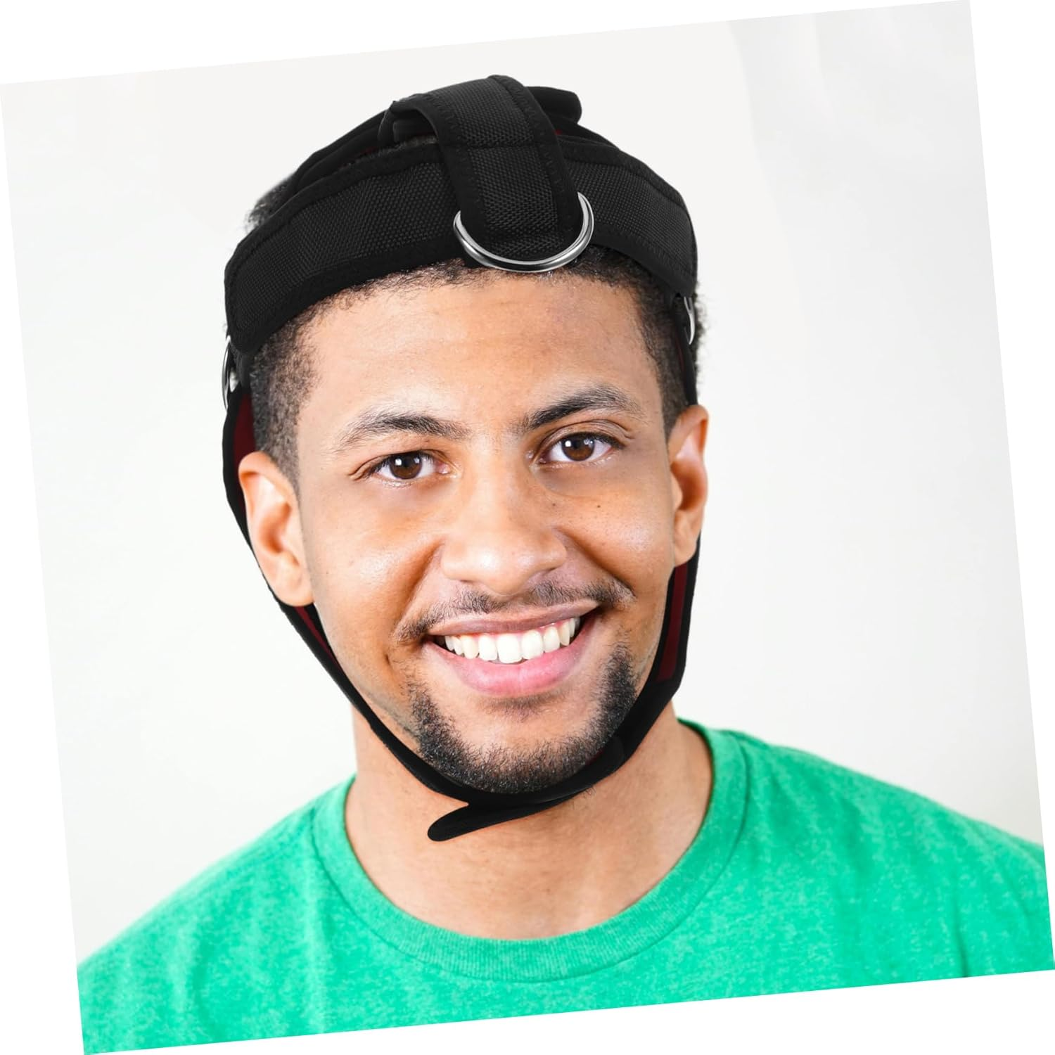 LAPYAPPE Adjustable Neck Exerciser Strap Head Harness for Neck Muscle Training and Weight Resistance in Sports and Physical Therapy image number 1