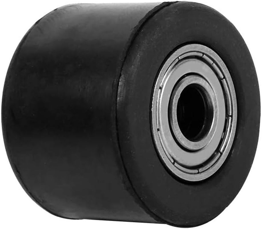 Chain Pulley Roller, Pulley Wheel Guide Chain Roller Tensioner 8Mm Rubber and Iron, Chain Roller Tensioner for Motorcycle Pit Bike Dirt Bike Enduro image number 2