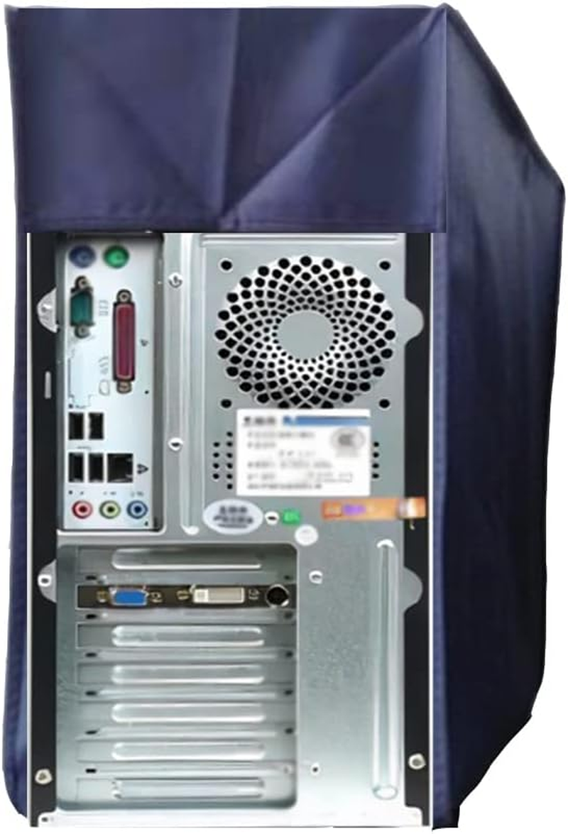 ALHBEJT 3-Piece Dust-Proof Computer Cover Set - Monitor, Keyboard, Tower Protection (29'' Monitor, Blue) image number 2