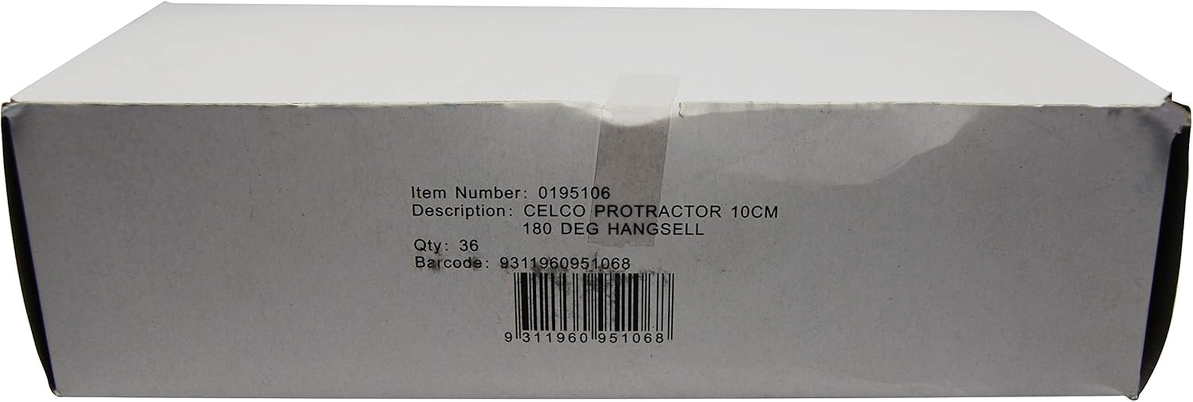 Celco Protractor 10Cm Clear