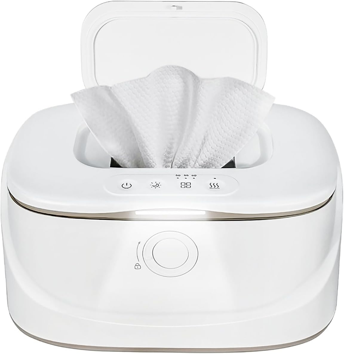 Baby Wipe Warmer with Pop-Up Holder,Easily Dispenses,Wipes Dispenser for Vehicle and Home Use,Has a Light Function for Those Late Night Diaper Changes,Newborn Essentials image number 5