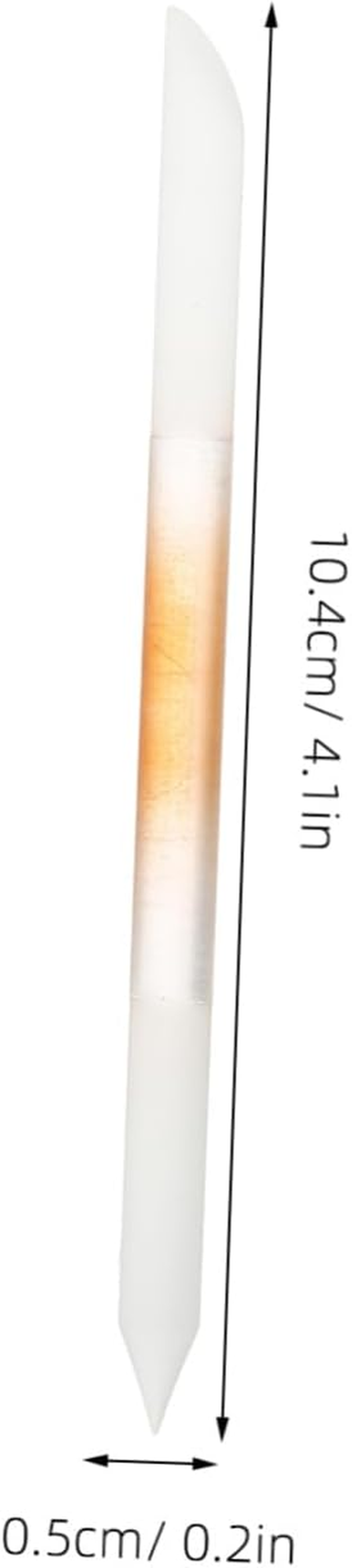 NIYANGLE 3Pcs Nail Files Manicure Glass Nail Burnishing Stick Brush for Cleaning Grinding Tools image number 5