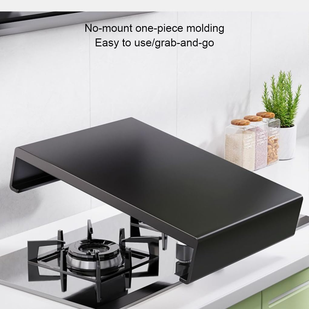 Stainless Steel Gases Stove Cover &ndash; Expand Kitchen Workspace with Ease Gases Hob Covers for 4 Burner Gases Cookers Metal, 30X40X5 image number 3