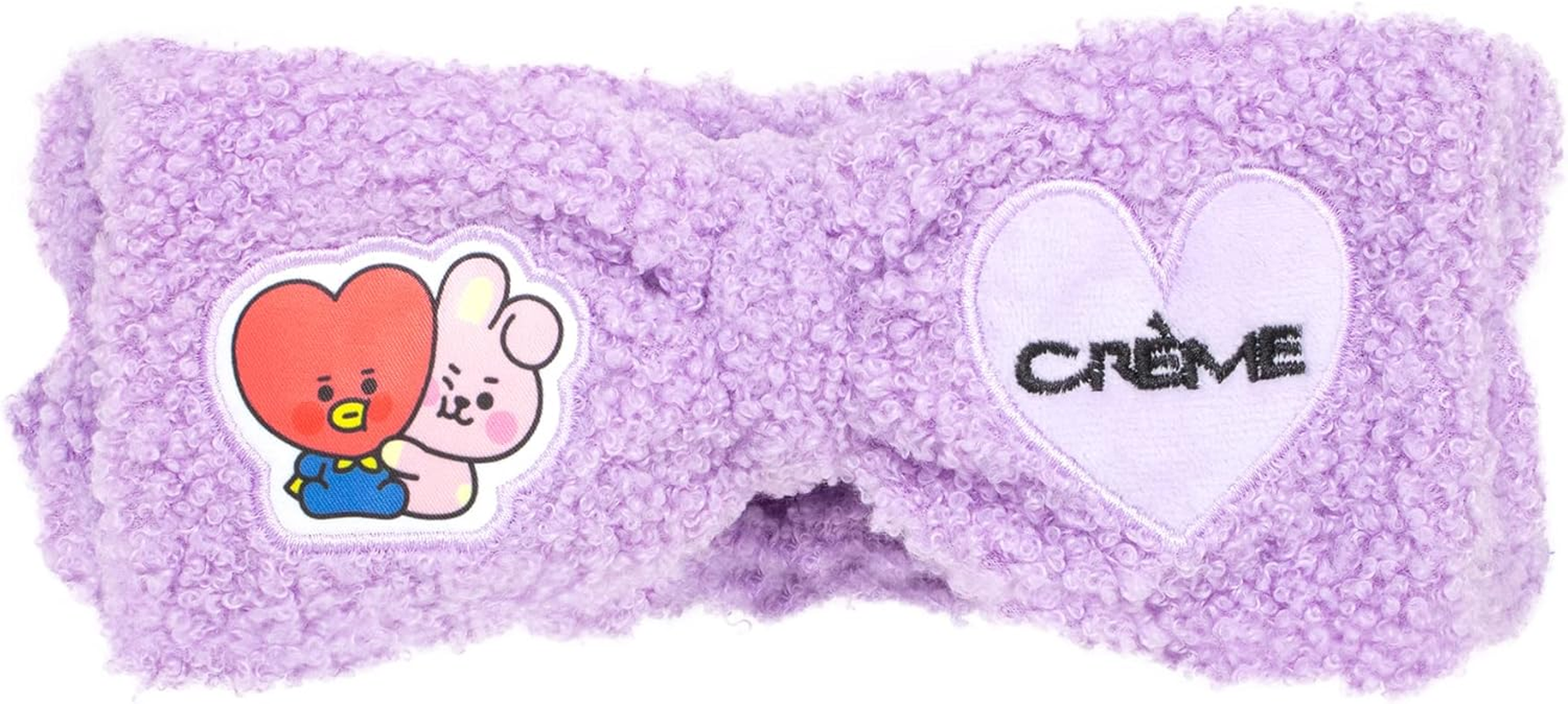 The Cr&egrave;me Shop BT21 BABY Plush Spa Teddy Headyband&trade; - Starstruck Purple image number 1