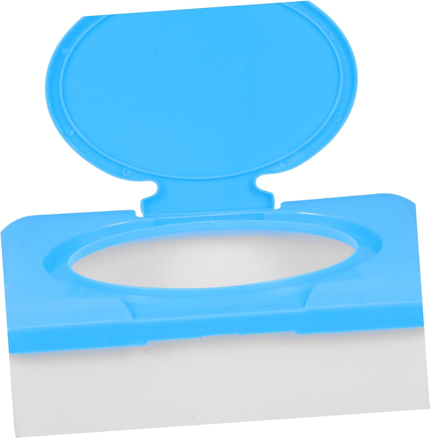 2Pcs Cleansing Towel Box Portable Refillable Wipes Holder Lid Travel Tissue Box for Home Bathroom Plastic Dispenser image number 4