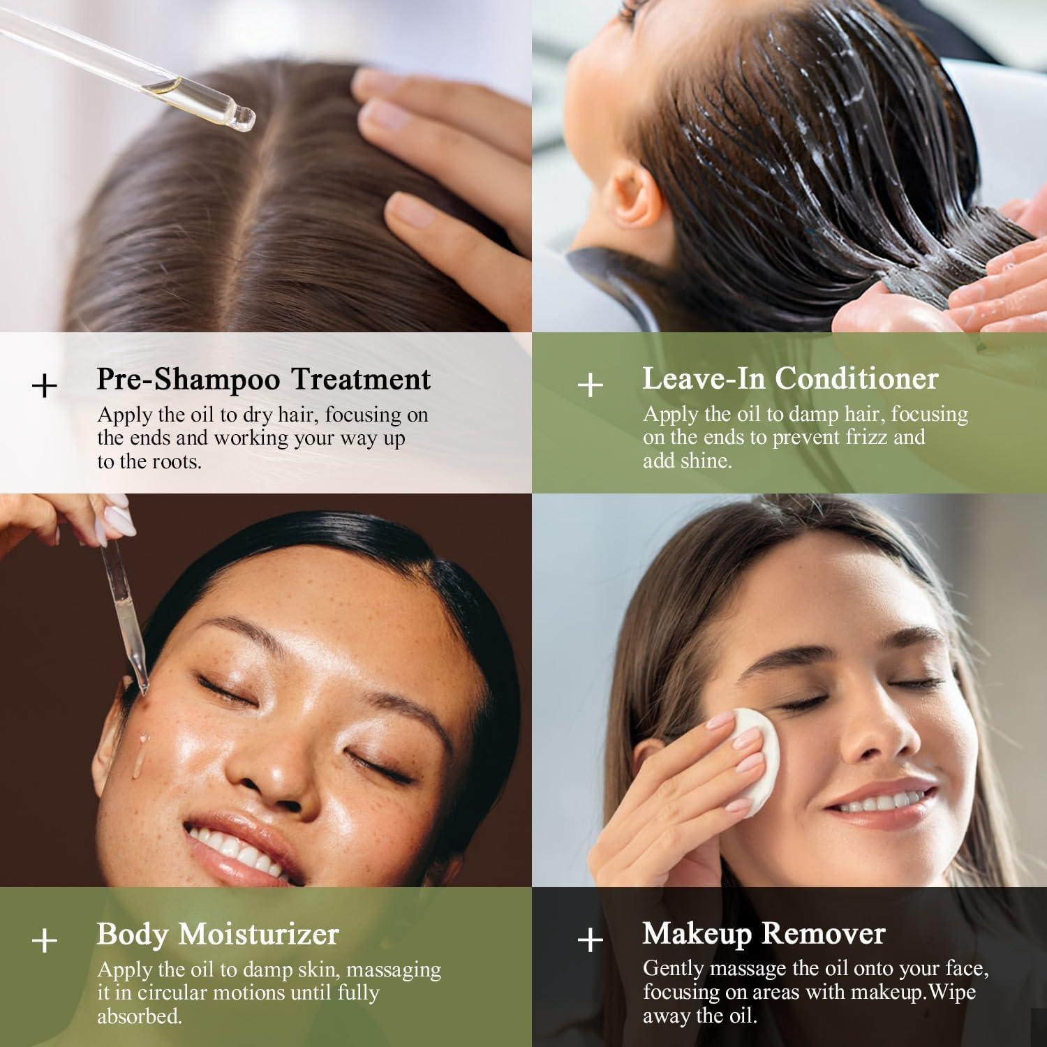 Coconut Oil 100% Pure | Cold Pressed Raw Beauty Oil | Hair, Skin & Body | Deep Moisture, Natural Shine & Anti-Frizz | Multi-Purpose Hydration & Skincare | 60 ML image number 4