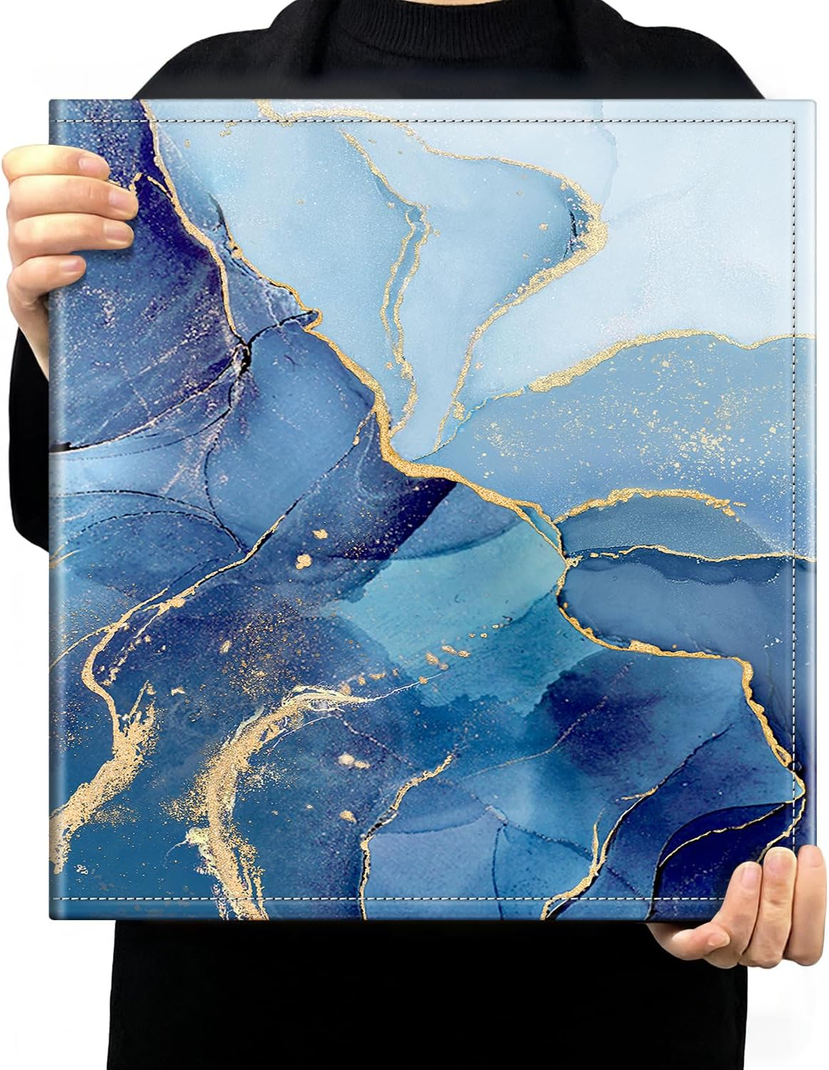 Fintie Photo Album 4X6 Photos - 600 Pockets Large Capacity Photo Book Cover for Family Wedding Anniversary Baby Vacation Pictures, Dreamy Marble