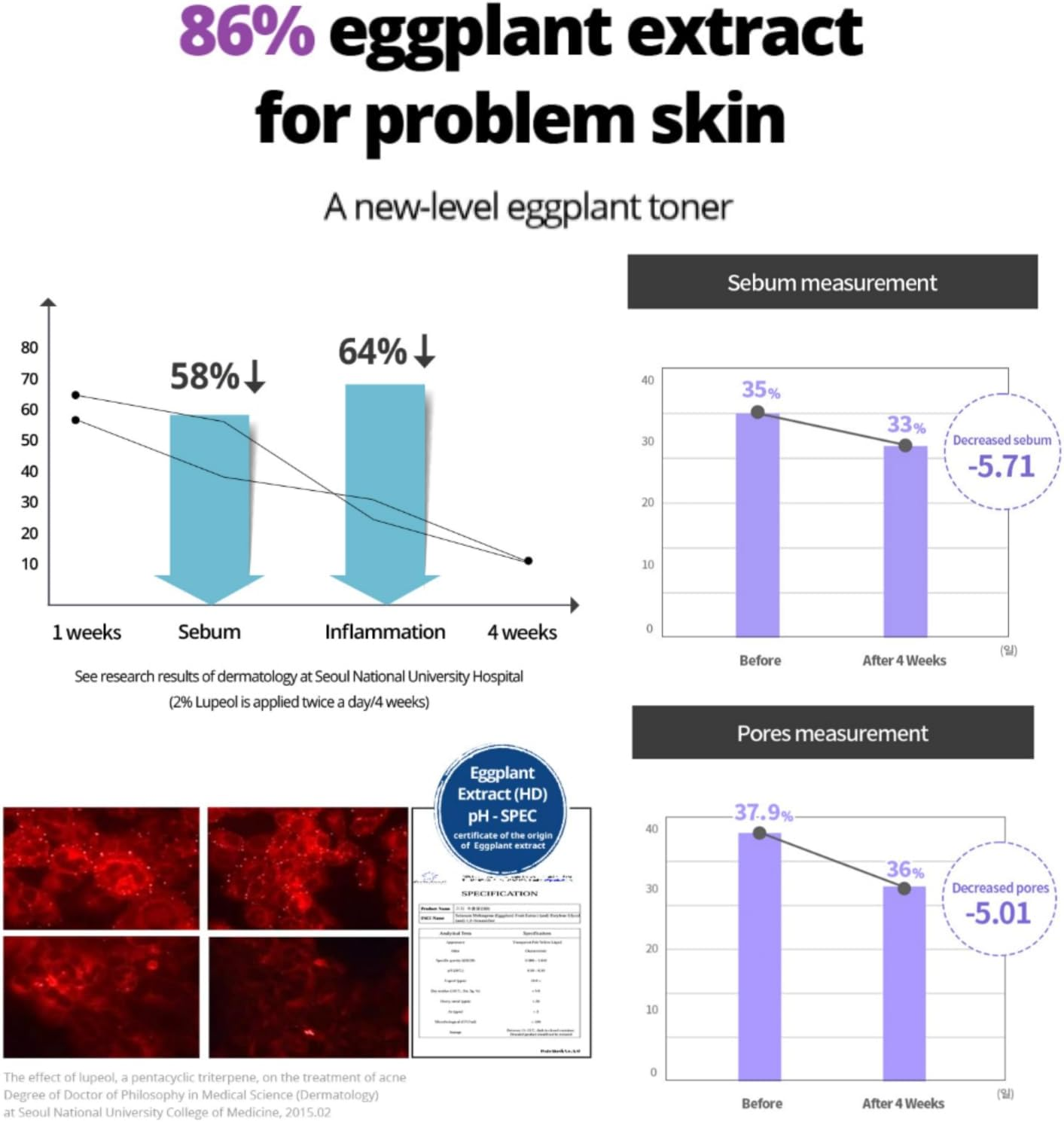 [BONAJOUR] Eggplant Daily BHA Toner &ndash; Korean Salicylic Acid Face Toner for Acne Treatment, Gentle Exfoliating & Pore Care, Vegan K-Beauty Skincare 205Ml image number 6