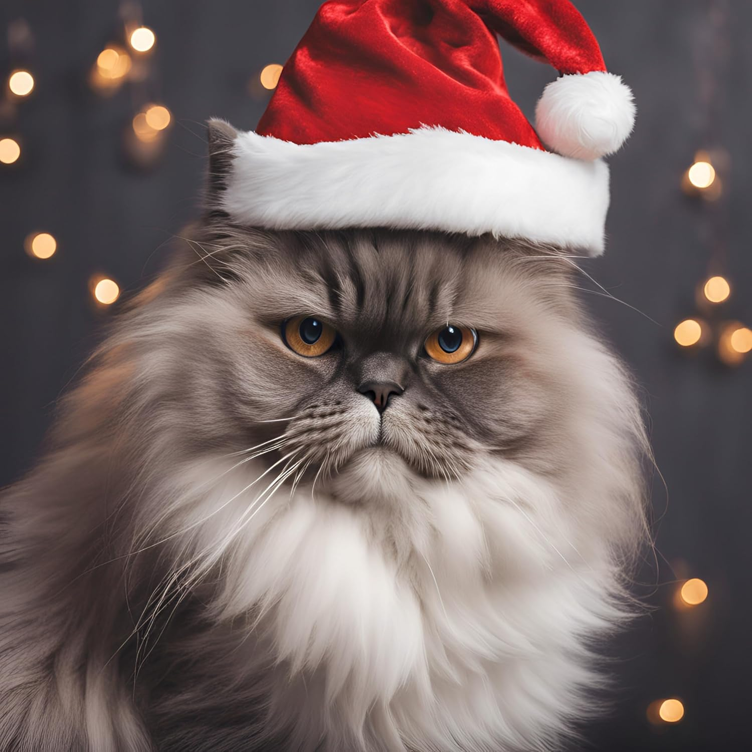 Nebula-X Cat Santa Hat, Christmas Hats for Cats Pet Santa Hat Christmas Costume for Cat Rabbit Puppy Doll, (4) image number 6