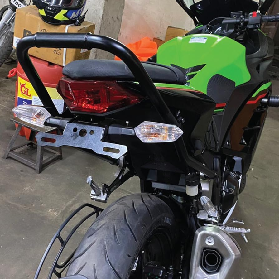 Motoaggrandize Tail Tidy Fender Eliminator for Kawasaki Ninja 300 Matte Black