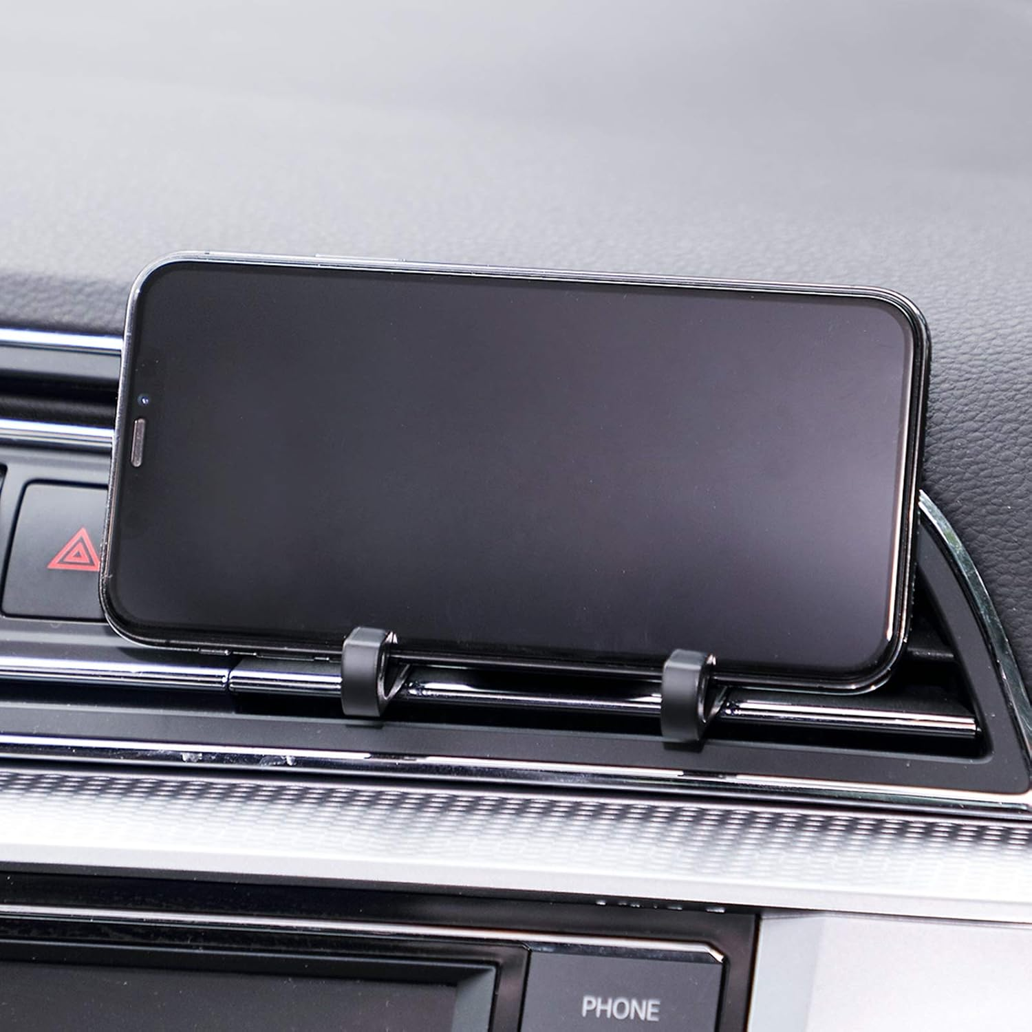 BBTO 10 Pieces Car Vent Hook Hanger Car Air Vent Holder Mobile Phone Mount Earphone Cable Winder Sunglasses Glasses Keychain Organizer Hanger Storage Hook (Black) image number 4