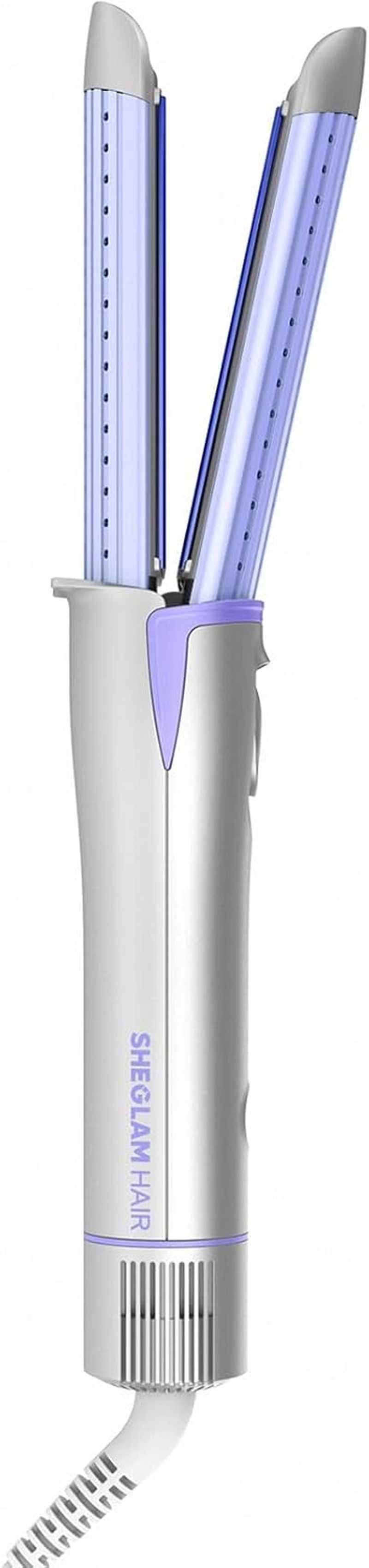 SHEGLAM Cold Air Straightener Comb with 360&deg; Air Flow Styler Curling Iron, Hair Straightener with Cooling Air Valves for Long-Lasting Hairstyle, 4 Temperature Levels, Dual Tension image number 2