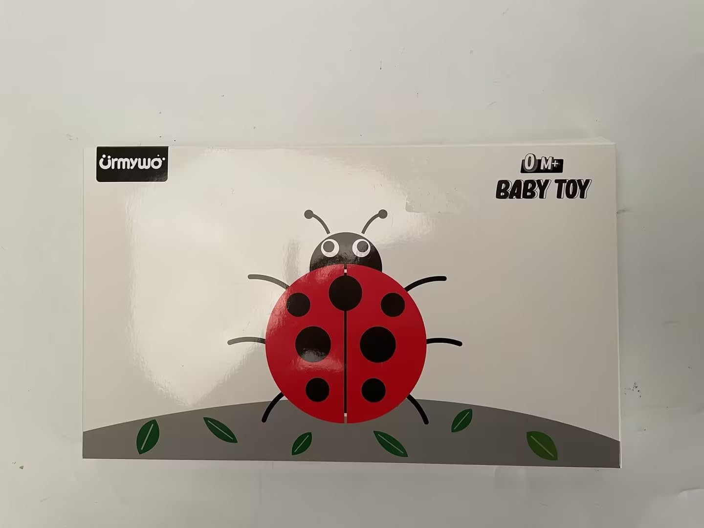 URMYWO Contrast Book Baby, Black White Double-Sided Baby Fabric Book Soft Picture Book with Mirrors, Pram Contrast Toy Baby 0 3 6 Months Gift for Babies image number 6