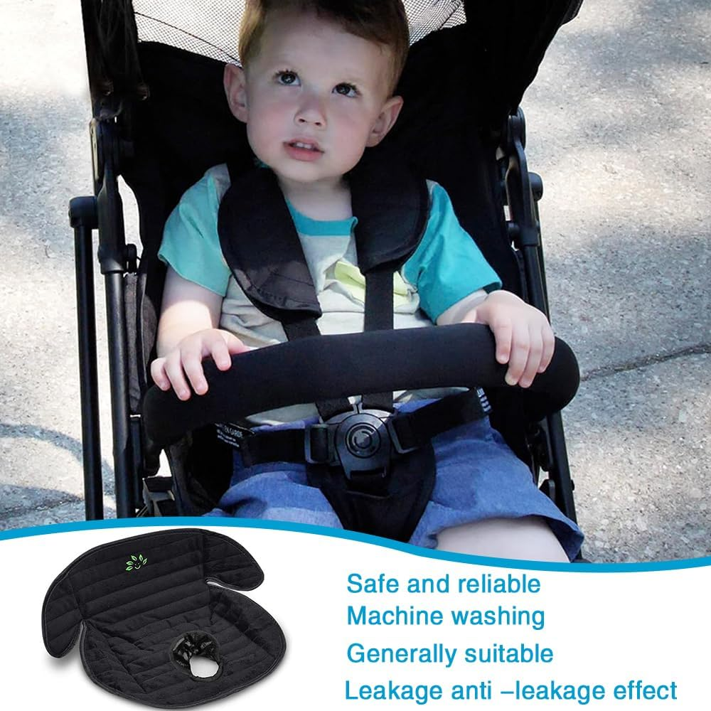 Car Seat Protector Car Seat Saver Stroller Potty Pad Baby Car Seat Cover Car Seat Waterproof Liner for Potty Training Prevent Leaking (Black) image number 6