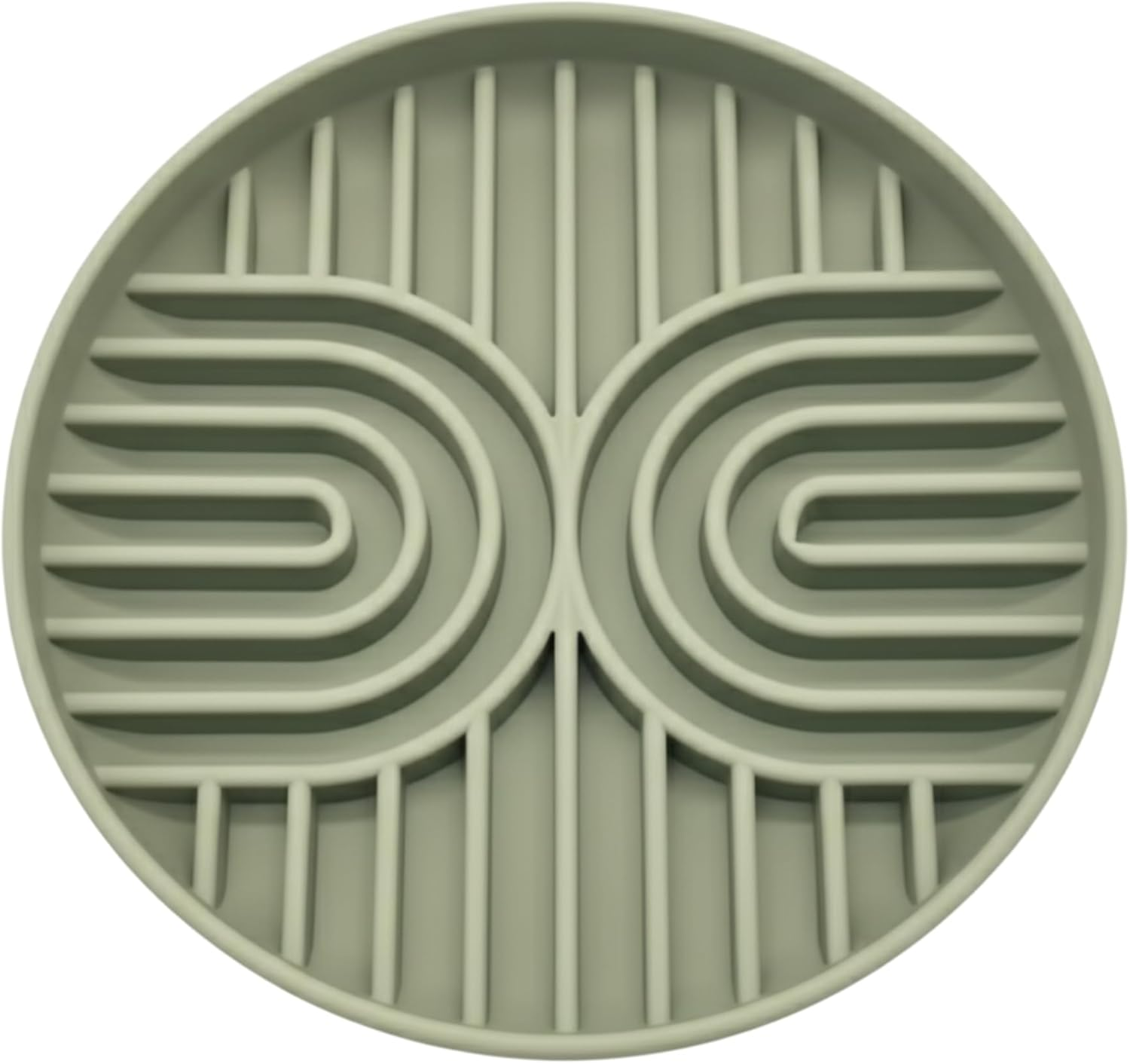 Tails & Whiskers Slow Feeder Dog & Cat Enrichment Bowl, Maze Rainbow Pattern anti Gulping Pet Food Bowl, 19 Cm (Blue)