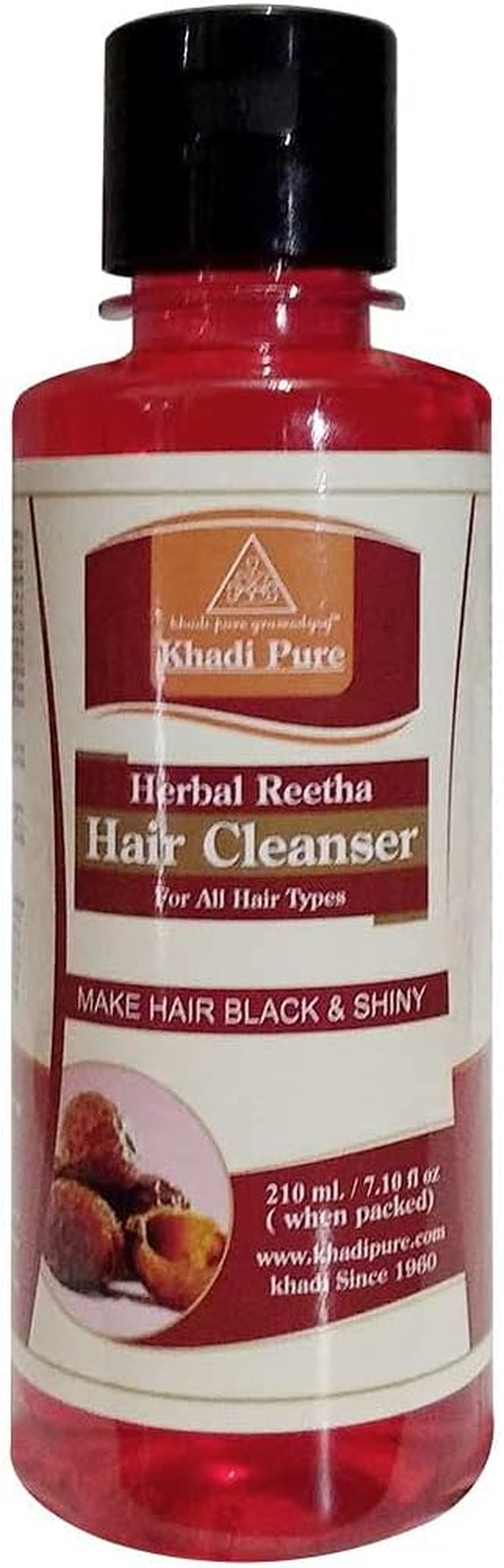 Khadi Pure Herbal Reetha Shampoo, 210 Ml