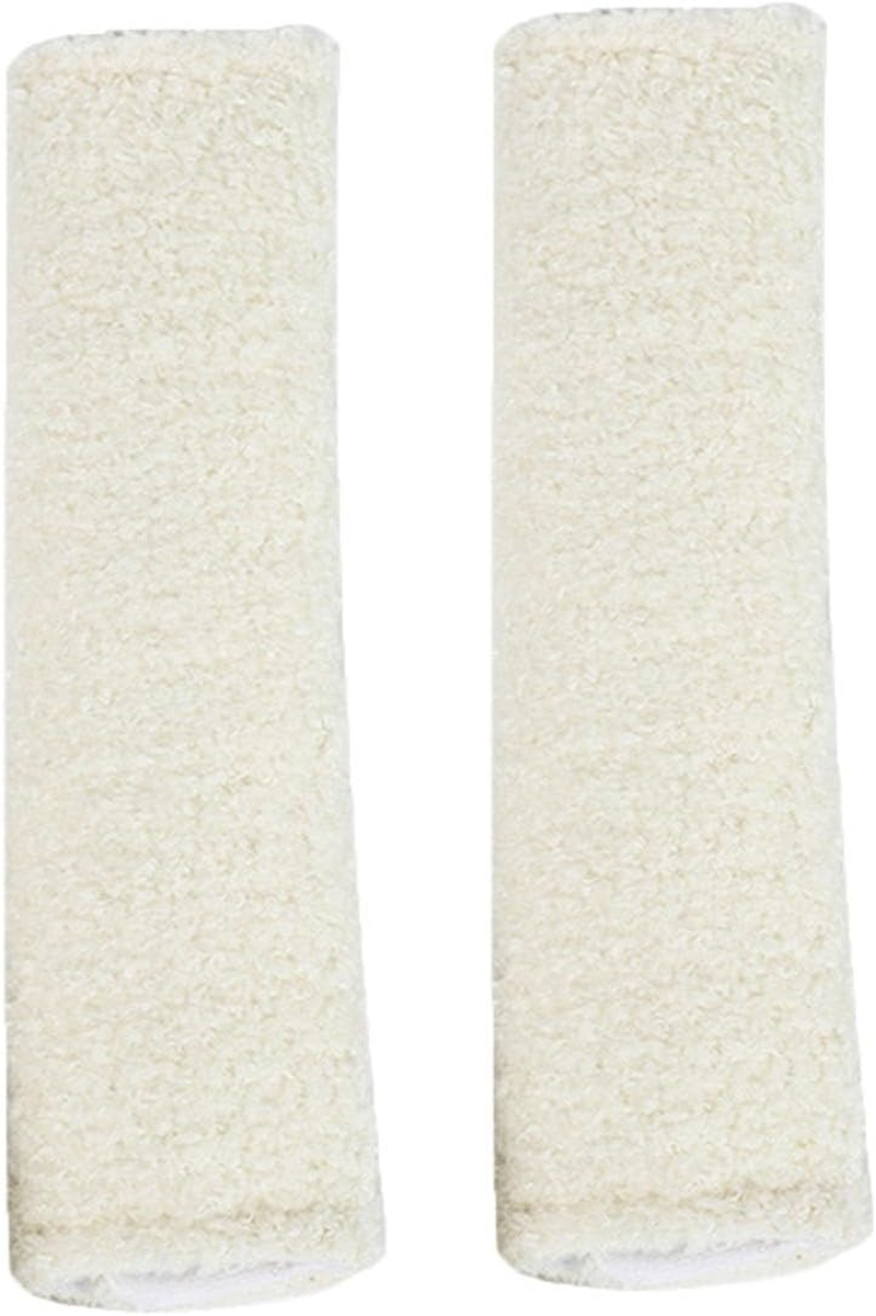 Car Seat Belt Covers, Faux Lamb Plush Shoulder Pads Safty Belt Covers Auto Seatbelt Protector Backpack Strap (2 Pcs) image number 1