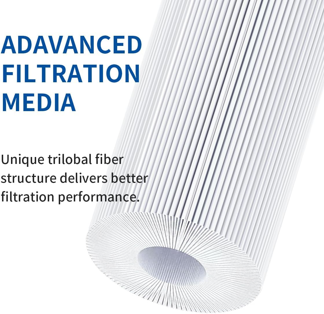 Wuyan 2Pcs Replacement Spa Filter Compatible with Pleatco PRB25-IN, for Unicel C-4326,Filbur Fc-2375,Guardian 413-106,FC-2370, 3005845, 17-2327, 100586, 33521, 25392, 817-2500 Hot Tub Filter image number 3