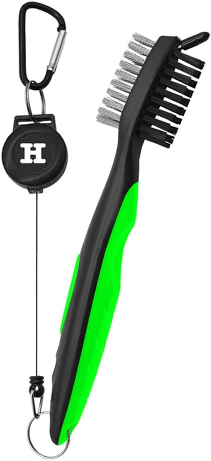 Handy Picks Microfiber Golf Towel (40 X 40Cm) with Carabiner, Club Brush, Golf Divot Repair Tool with Ball Marker - Golf Accessories, Ideal for Golfers 3 in 1 Golf Cleaning Kit