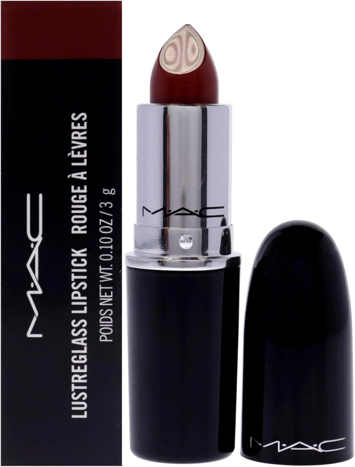 MAC Lustreglass Sheer-Shine Lipstick, PDA, 1.3 G image number 4