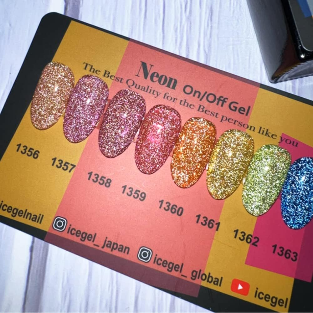 ICE GEL ABLACK Color Gel, Neon on off Gel, 1360, 0.1 Oz (3 G), UV/LED Compatible image number 1