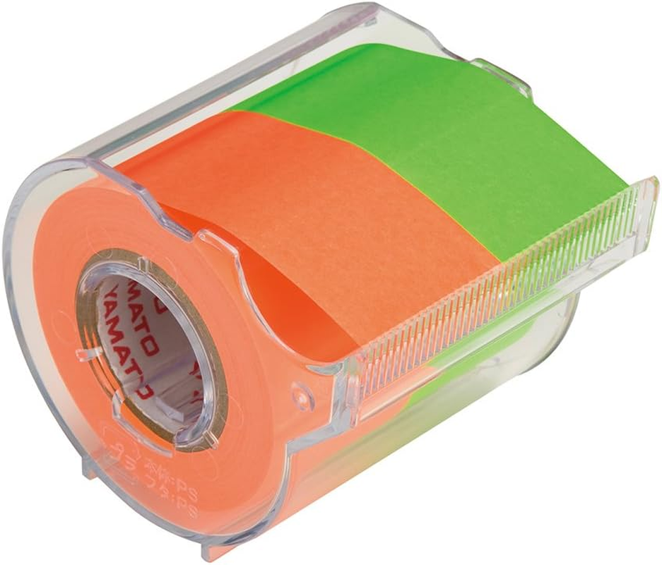 Yamato NORK-25CH-6C Sticky Notes, Noteck, Roll Tape, with Cutter, 1.0 Inches (25 Mm) X 32.8 Ft (10 M)