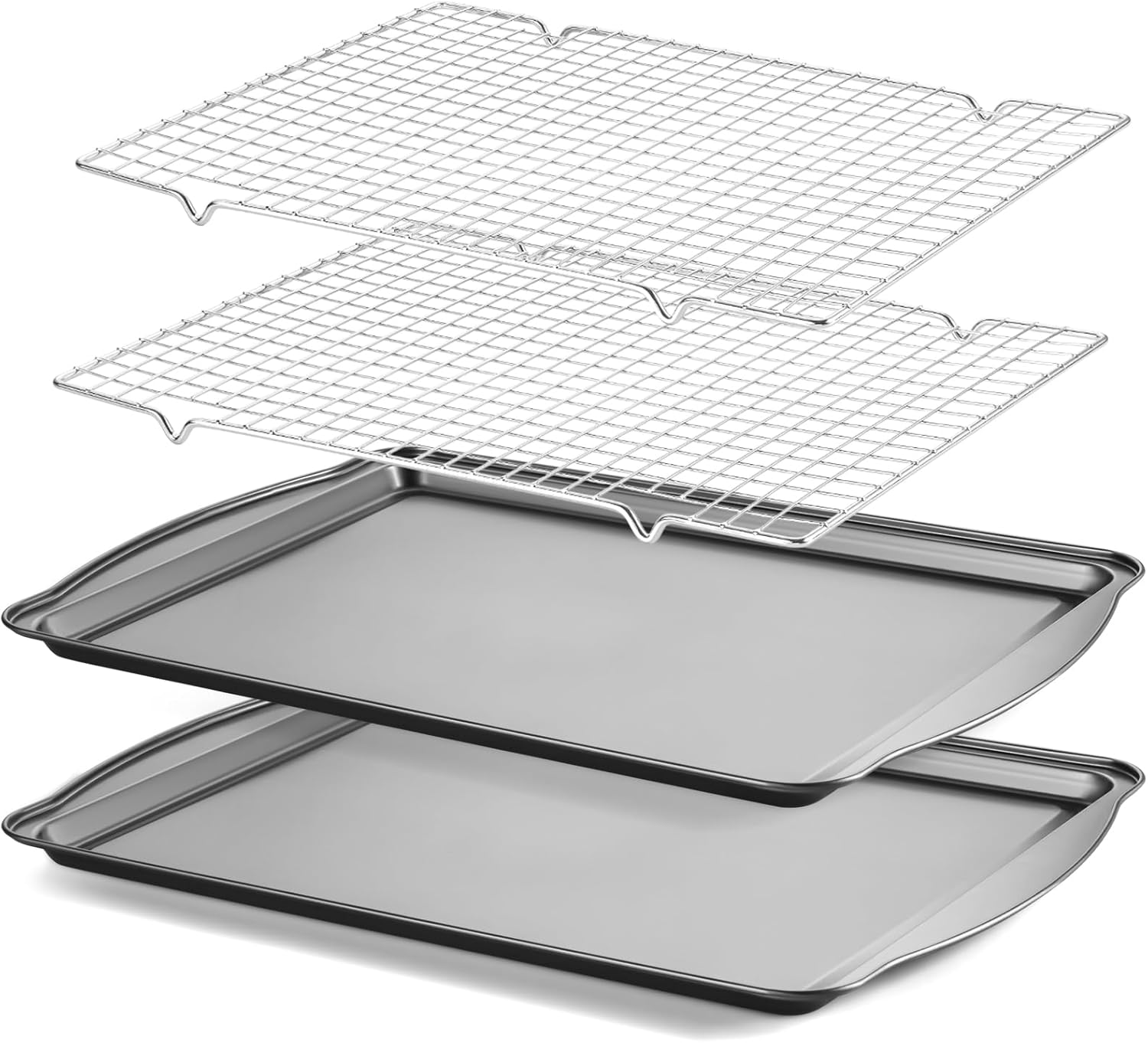BEWOS 9 Inch Cake Pan Set
