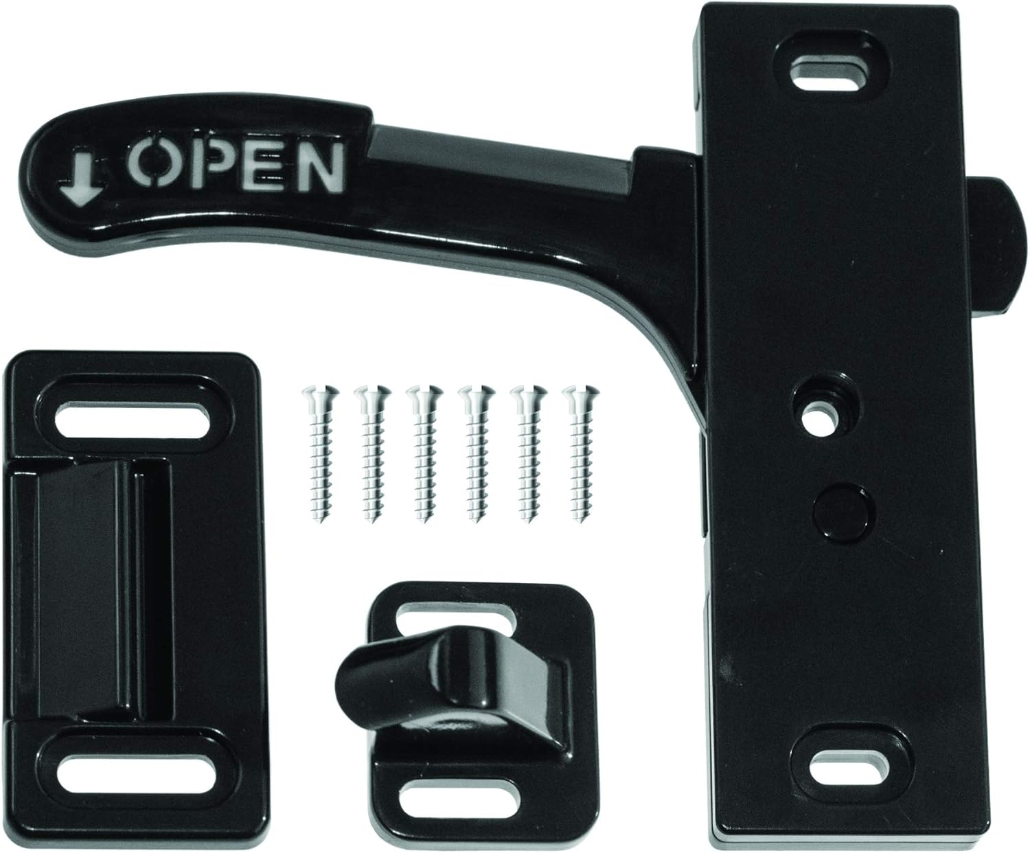 RV Designer E285, Screen Door Latch and Handle Kit, Right Hand, Entry Door Hardware image number 2